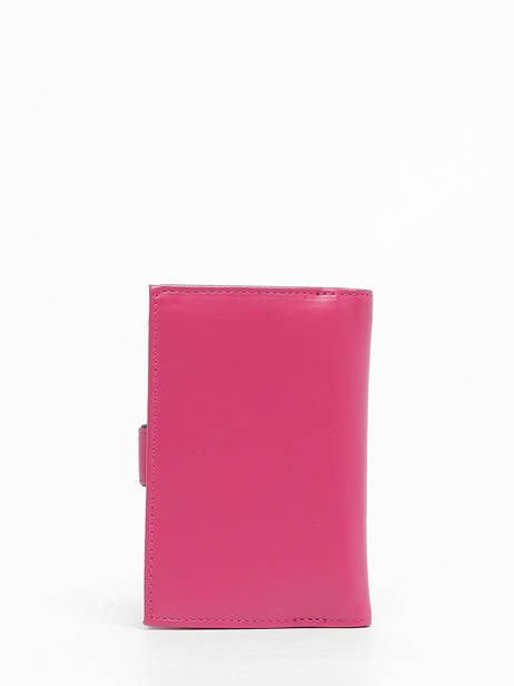 Wallet Leather Hexagona Pink multico 227431 other view 2