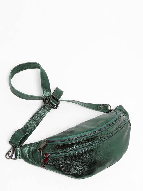 Leather Nine Belt Bag Milano Green nine NI22091N other view 2