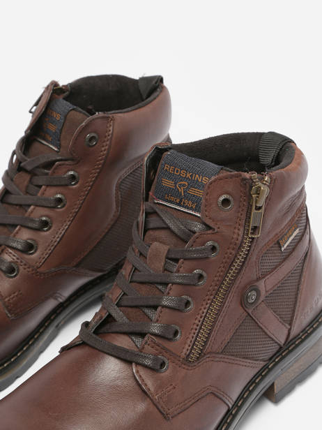 Boots Eternel In Leather Redskins Brown men ETERNEL other view 1