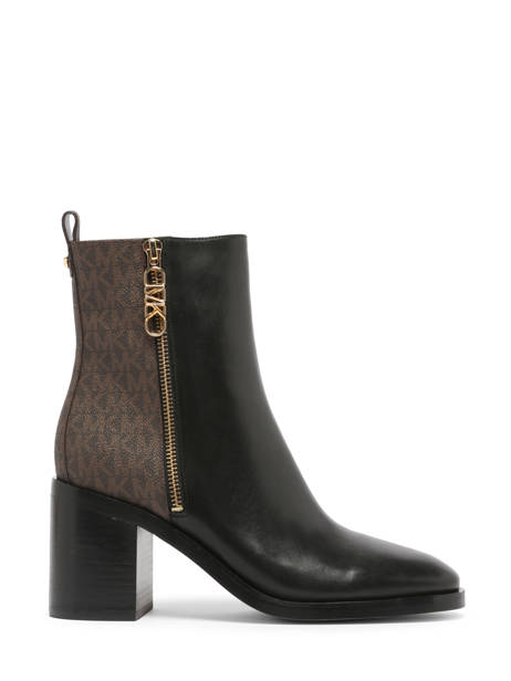 Heeled Boots Regan In Leather Michael kors Black women F3RGME8L