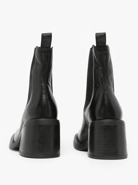 Heeled Chelsea Boots In Leather Mjus Black women T77204 other view 4