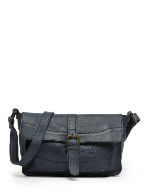 Crossbody Bag Basilic pepper Blue cow BCOW61