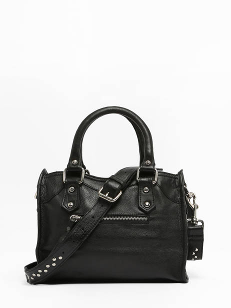 Sac BandouliÃ¨re Glam Cuir Basilic pepper Noir glam BGLA72 vue secondaire 5