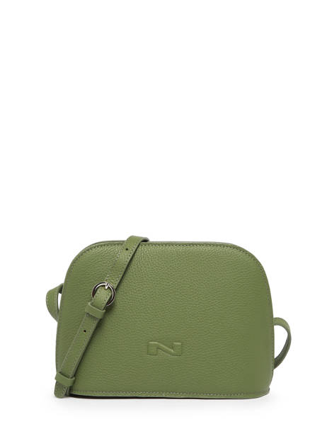 Leather Lilou Crossbody Bag Nathan baume Green egee 2