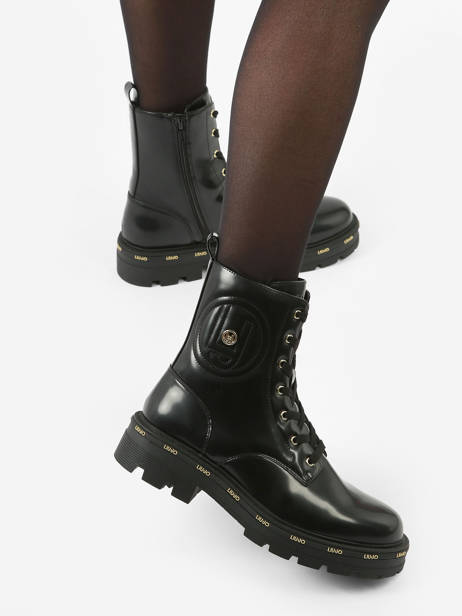 Boots Taylor Liu jo Black women 4F3719EX other view 2