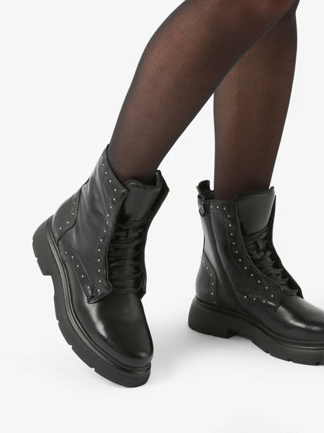 Boots In Leather Mjus Black women T79205 other view 2