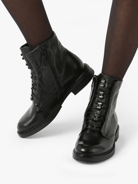 Boots In Leather Mjus Black women T81205 other view 2