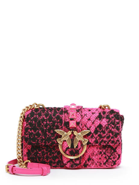 Sac Bandoulière Love Bag Icon Laine Pinko Rose love bag icon A17A