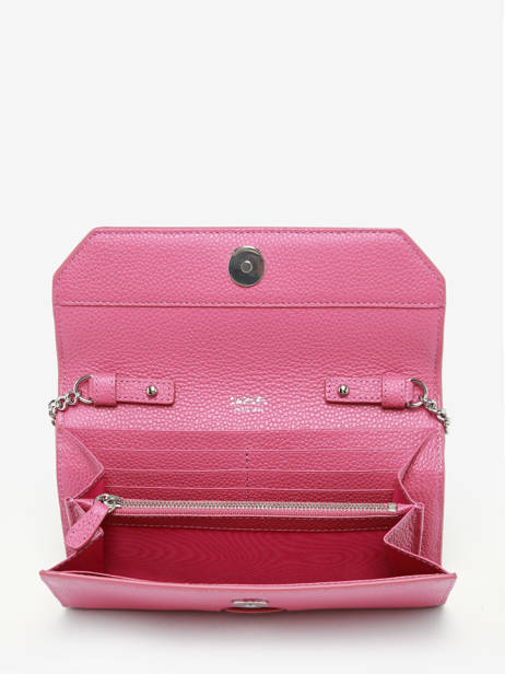 Leather Ninon Belt Bag With Chain Lancel Pink ninon A11122 other view 3