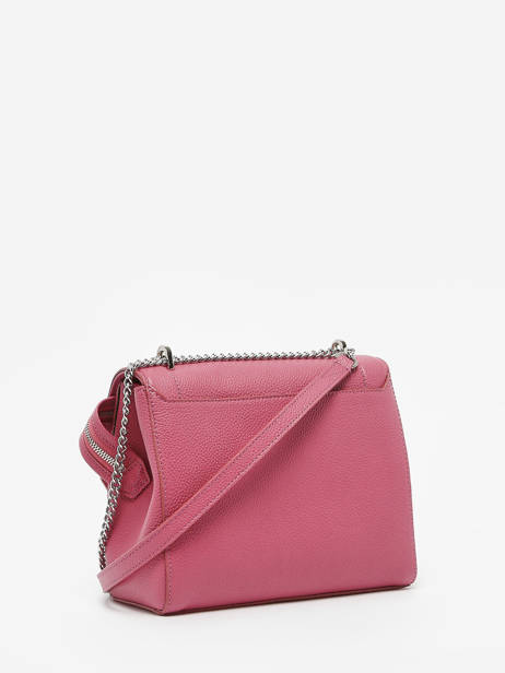 Medium Leather Ninon Shoulder Bag Lancel Pink ninon A11747 other view 4