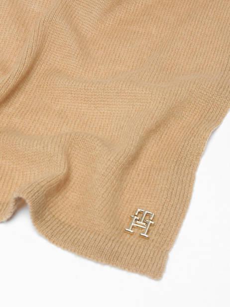 Scarf Tommy hilfiger Beige cashmere chic AW15343 other view 1