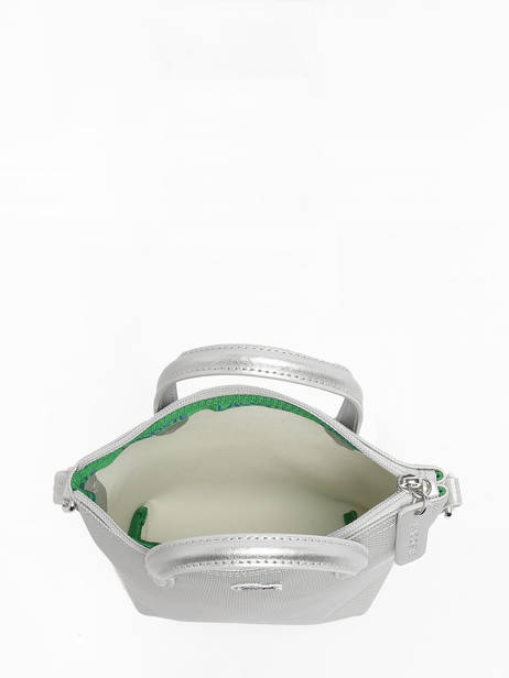 Shoulder Bag L.12.12 Concept Seasonal Lacoste Silver l.12.12 concept seasonal NF4383SJ other view 3