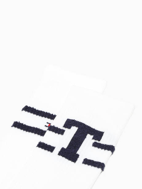 Chaussettes Tommy hilfiger Blanc socks men 71224905 vue secondaire 1