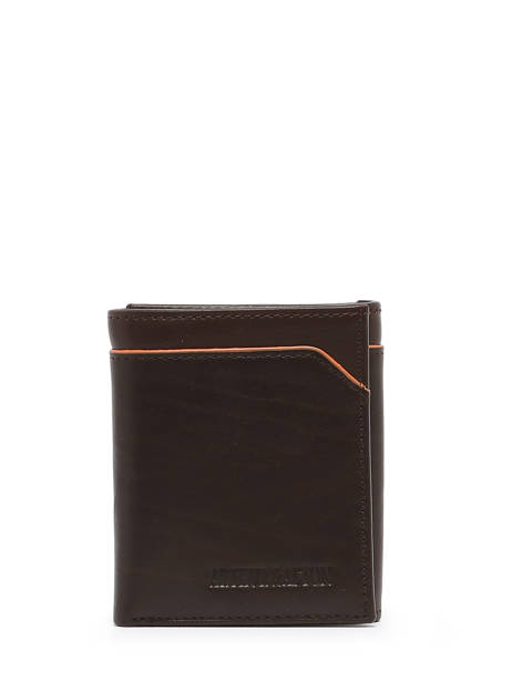 Coin Purse With Card Holder Leather Arthur & aston Brown ennis 771