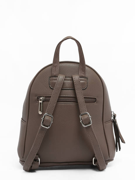 Backpack Miniprix Brown grained F2591 other view 4
