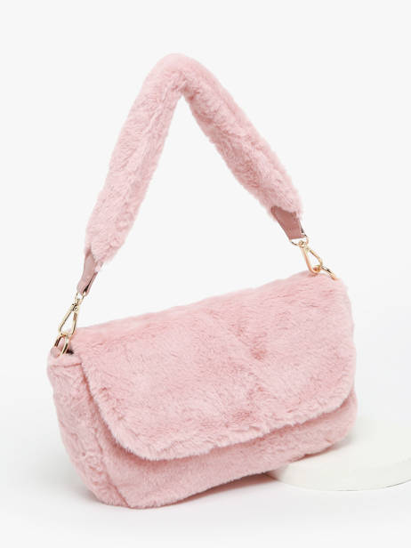 Sac Porté épaule Fur Miniprix Rose fur EL1245 vue secondaire 2