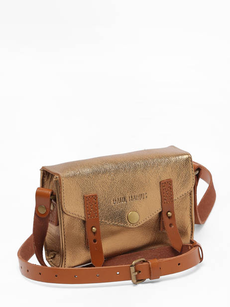Leather Crossbody Bag Mini Indispensable Paul marius Gold vintage MINI other view 2