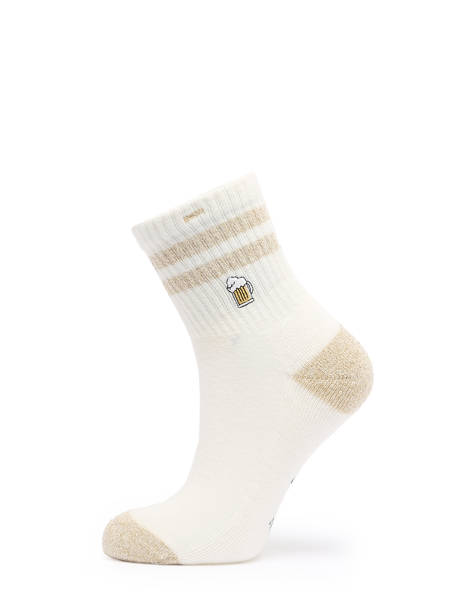 Chaussettes Cabaia Blanc socks CIN