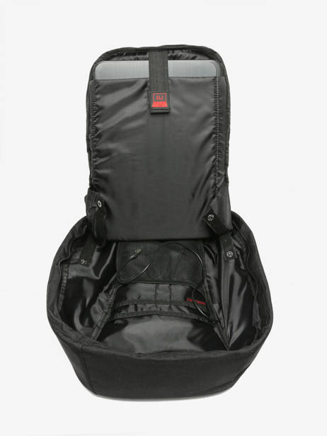 Backpack With Usb Port David jones Black business PC033A other view 2