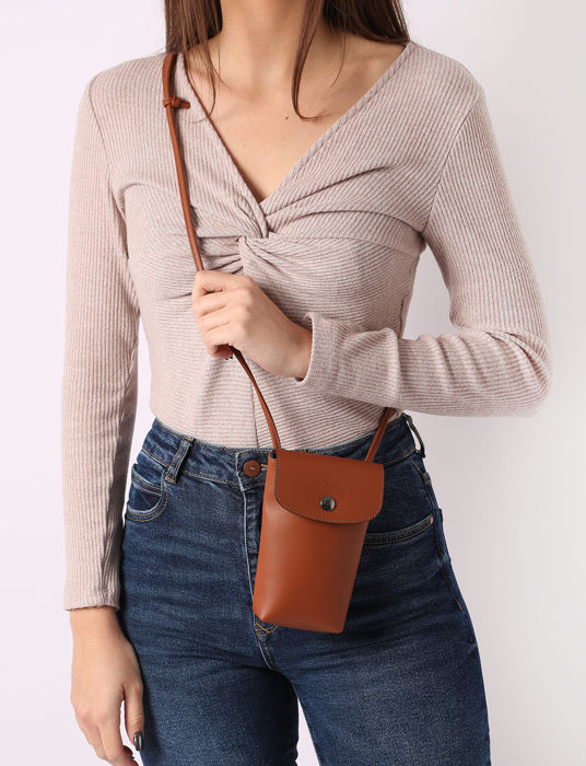 Longchamp Le pliage xtra Etui ipod/cd Marron