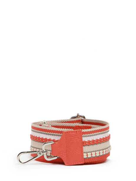 Cotton And Leather Caviar Shoulder Strap  Milano Orange caviar CA2112EA