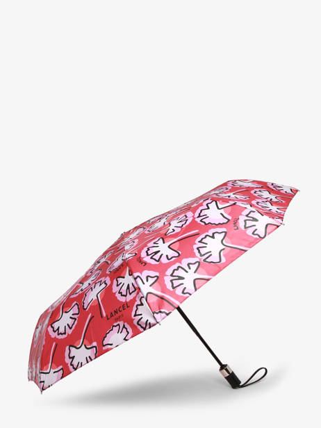 Umbrella Ginko Mini Automatic Lancel Pink parapluie L208 other view 2