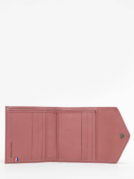 Card Holder Leather Etrier Pink paris EPAR113 other view 1