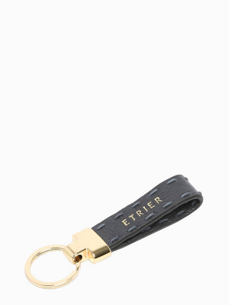 Leather Tradition Key Chain Etrier Blue tradition EHER94 other view 1