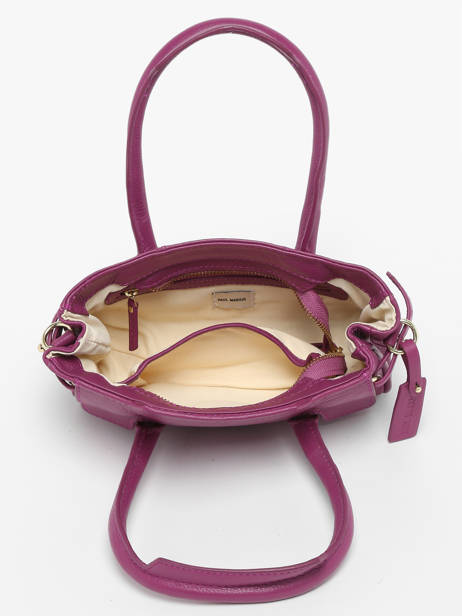 Leather Madeleine S Art Déco Crossbody Bag Paul marius Violet la suite art deco MADEXART other view 3
