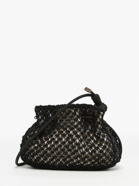 Sac Bandoulière Tanaisie Jute Woomen Noir tanaisie WTAN07 vue secondaire 4