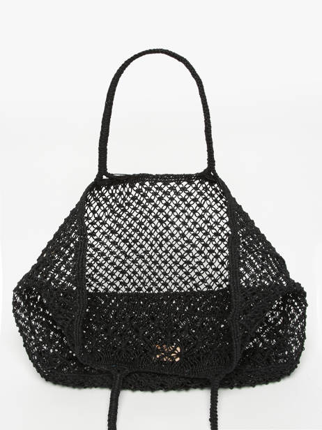 Braided Jute Tanaisie Shoulder Bag Woomen Black tanaisie WTAN01 other view 2