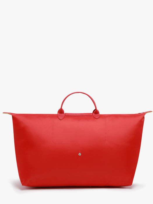 Longchamp Le pliage green Travel bag Red
