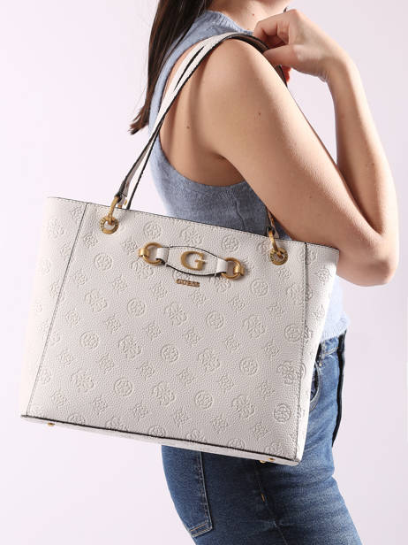 Shoulder Bag Izzy Peony Guess White izzy peony PD920925 other view 1