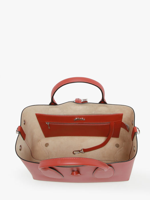 Longchamp Roseau box Handbag Brown