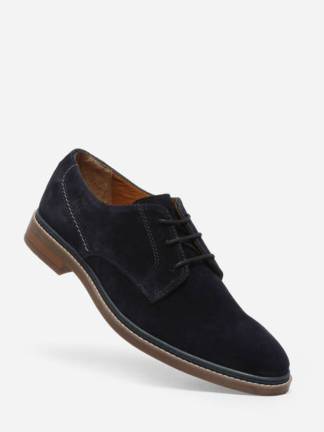 Chaussures Derbies En Cuir Redskins Bleu men SARIN vue secondaire 1