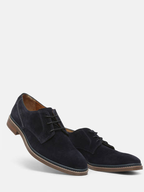 Chaussures Derbies En Cuir Redskins Bleu men SARIN vue secondaire 2