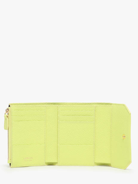 Compact Leather Wallet Ninon Lancel Yellow ninon A10296 other view 1