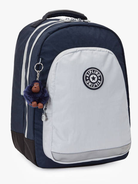 Backpack Class Room 2 Compartments Kipling Blue back to school / pbg PBGI4053 other view 2