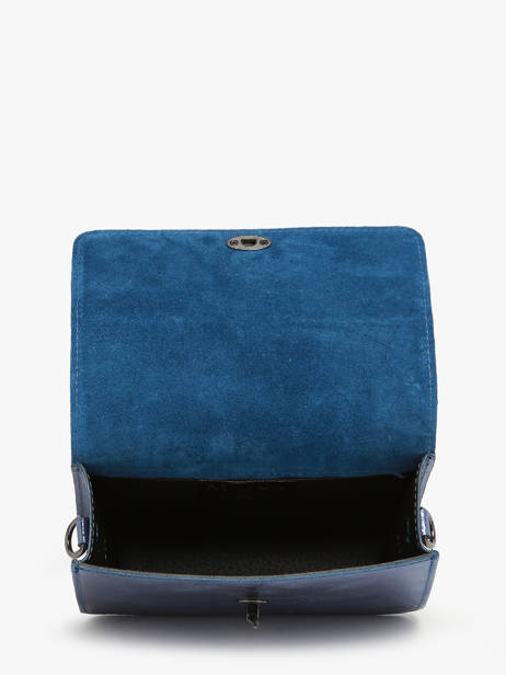 Shoulder Bag Nine Leather Milano Blue nine NI22115N other view 3