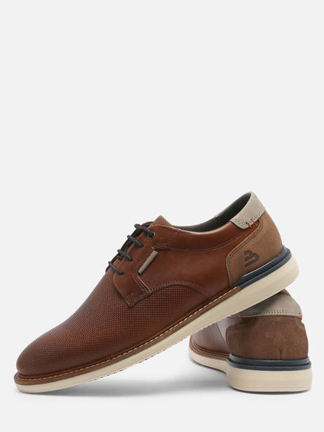 Derby Shoes In Leather Bull boxer Brown men 1101B other view 3