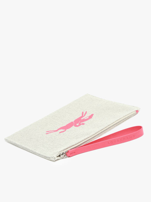 Longchamp Essential toile Clutches Pink