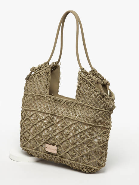 Sac Porté épaule Tanaisie Jute Woomen Vert tanaisie WTAN04 vue secondaire 2