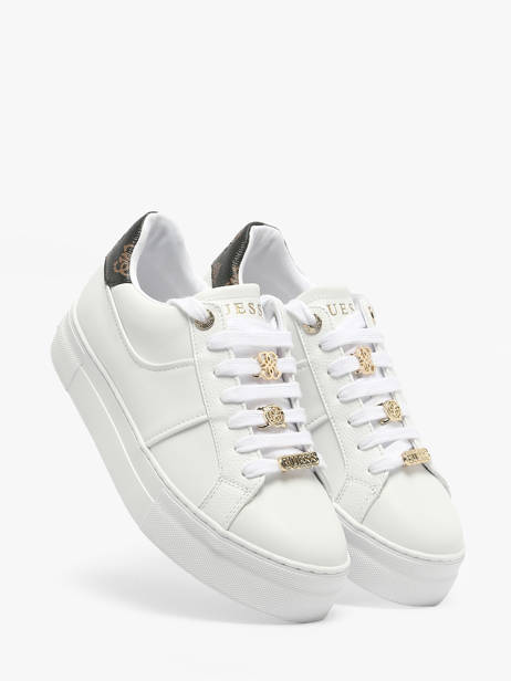 Sneakers Guess Blanc women GIEELE12 vue secondaire 3