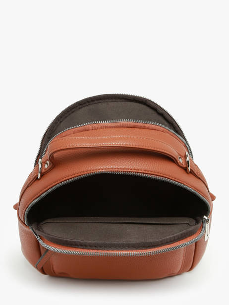 Sac à Dos Miniprix Marron grained F3606 vue secondaire 3