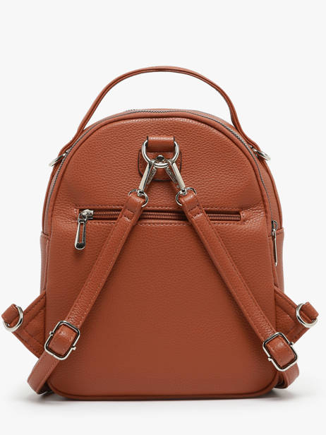 Sac à Dos Miniprix Marron grained F3606 vue secondaire 4