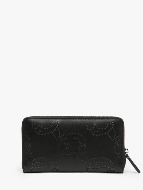 Continental Perforated Leather K/ikonik Wallet Karl lagerfeld Black k ikonic 2.0 241W3201 other view 2