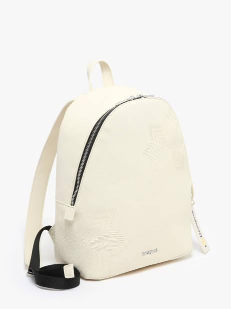 Backpack Desigual White aquiles ecru 24SAKP26 other view 2