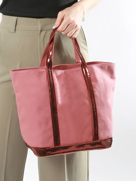 Medium Tote Bag Le Cabas Sequins Vanessa bruno Pink cabas 1V40413 other view 1