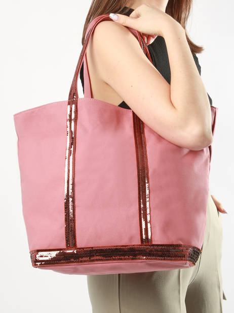 Large Le Cabas Tote Bag Sequins Vanessa bruno Pink cabas 1V40315 other view 1