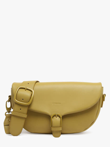 Sac Bandoulière Oxer Cuir Etrier Jaune oxer EOXE065M